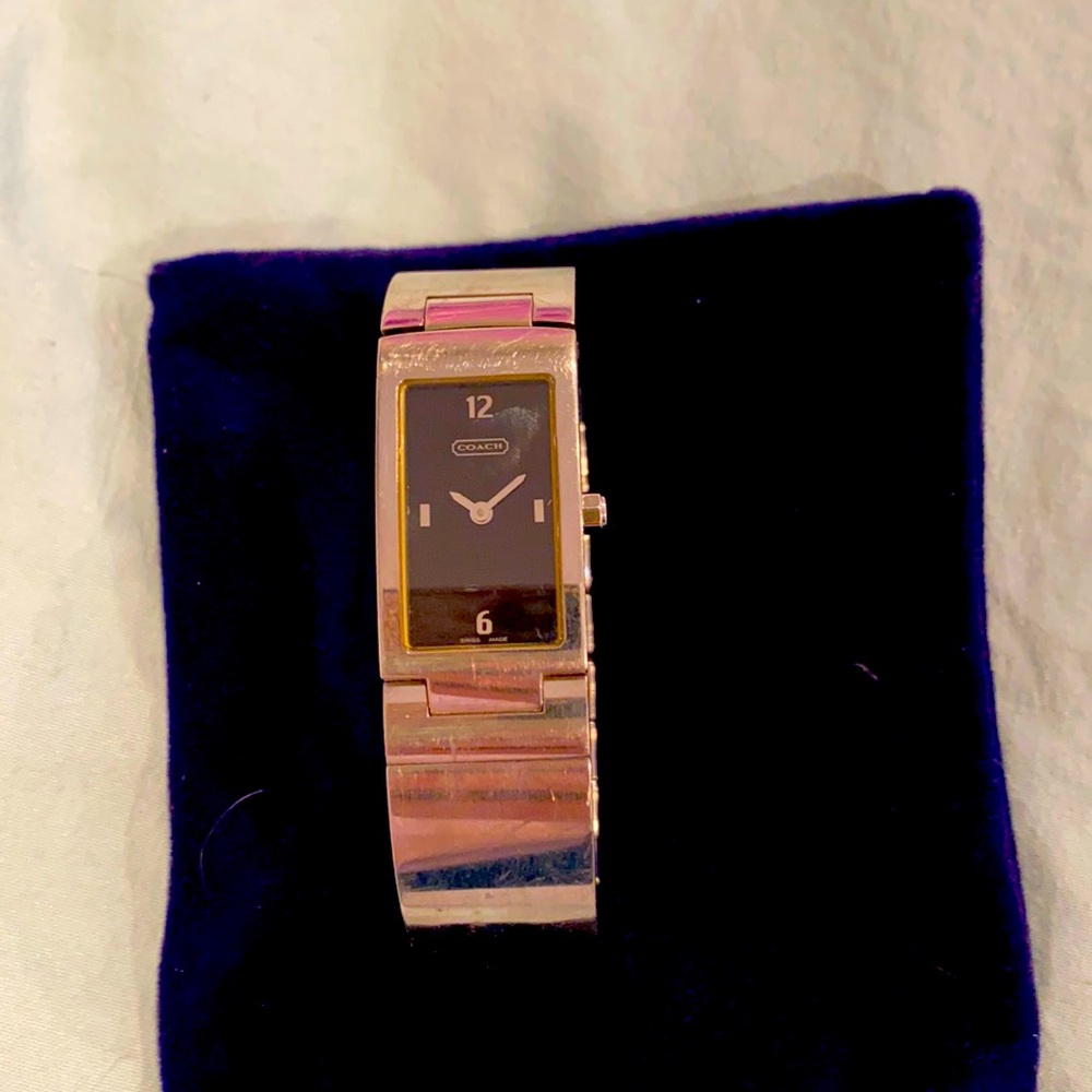 Stainless steel Coach watch